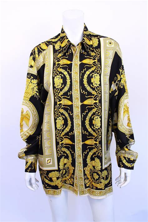 fake versace silk blouse|versace clothing authenticity.